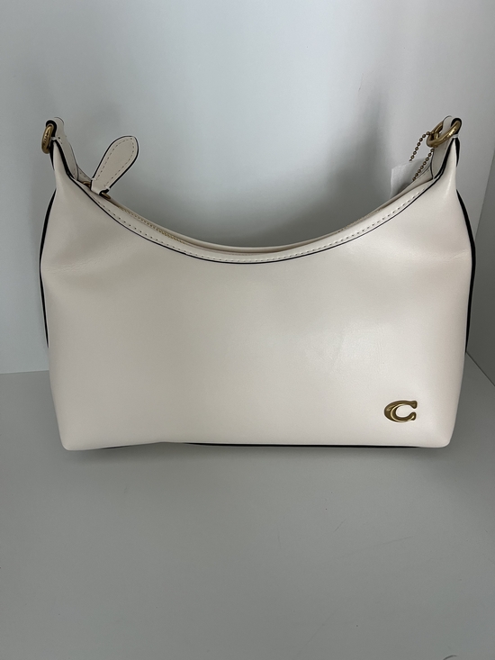Coach Handbags - COACH Cream Juliet Hobo Leather Shoulder Bag